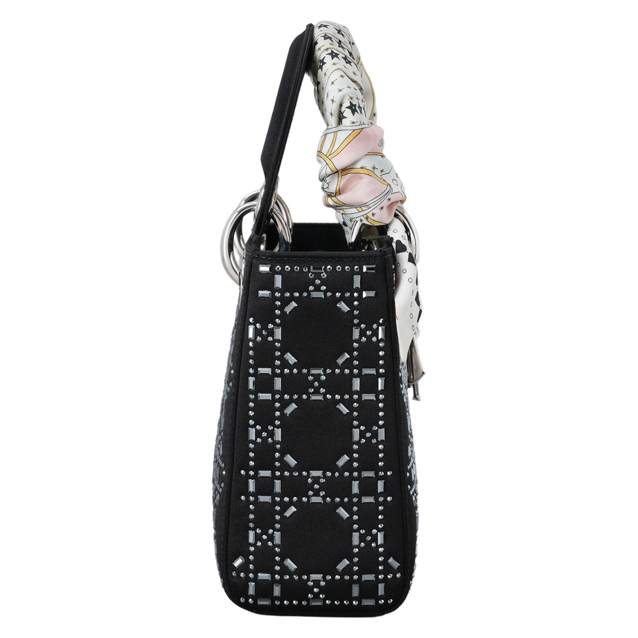 CHRISTIAN DIOR(USED)크리스찬 디올 시즌 새틴 레이디 백 미니